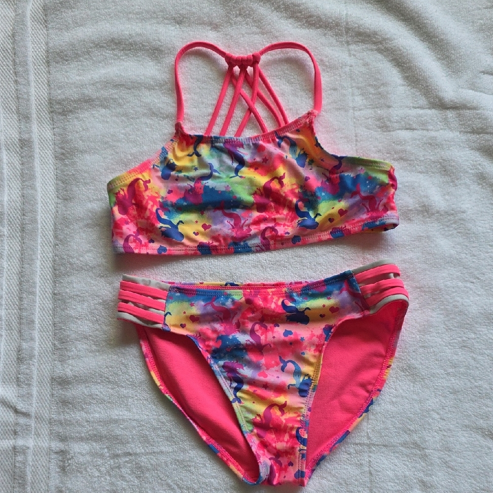 Wonder Nation Colorful Kids Swim Bikini